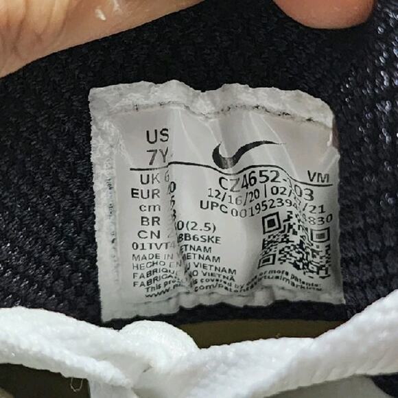 Women's Nike Air Max Genome Sz 7 Youth=8.5Womens 009352 White Running Sneakers - Picture 6 of 9